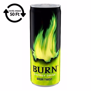 Energiaital BURN Zöld alma 0,25L DRS