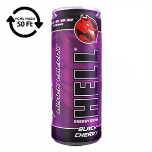 Energiaital HELL Black Cherry 0,25L DRS