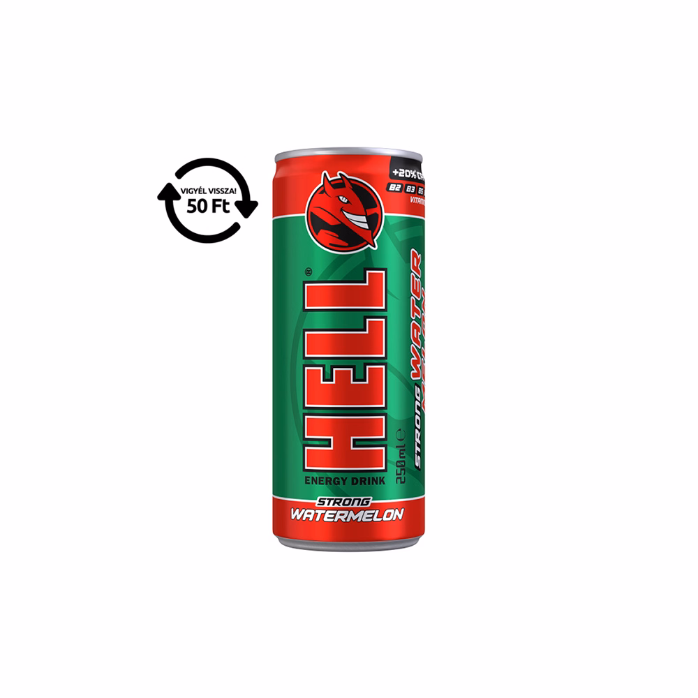 Energiaital HELL Strong Watermelon 0,25L DRS