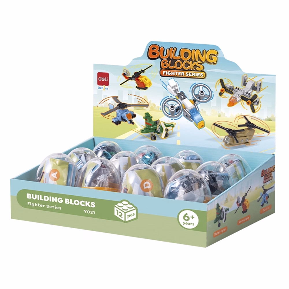 Építőjáték tojásban DELI Repülők