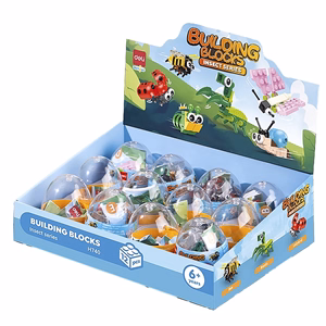 Építőjáték tojásban DELI Rovarok