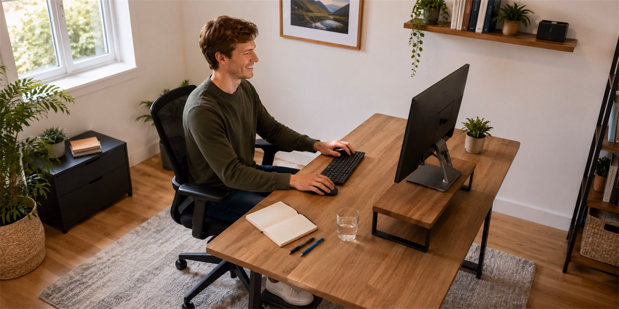 Ergonomikus munkaterület létrehozása otthonunkban