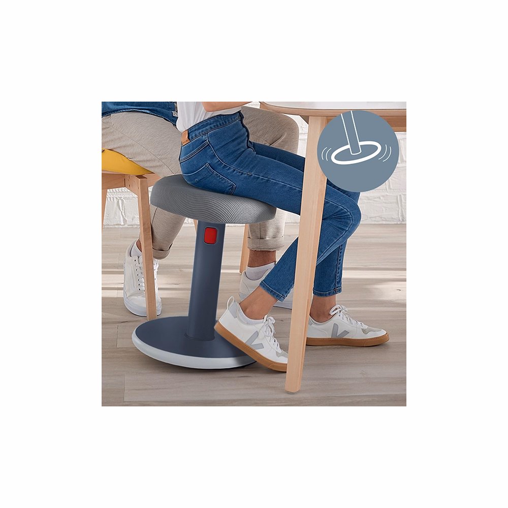 Ergonomikus ülő/álló szék LEITZ Ergo Cosy Active bársony szürke