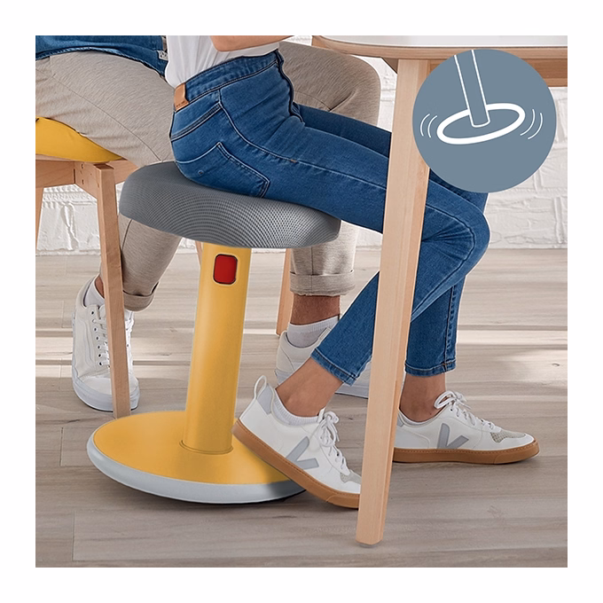Ergonomikus ülő/álló szék LEITZ Ergo Cosy Active meleg sárga