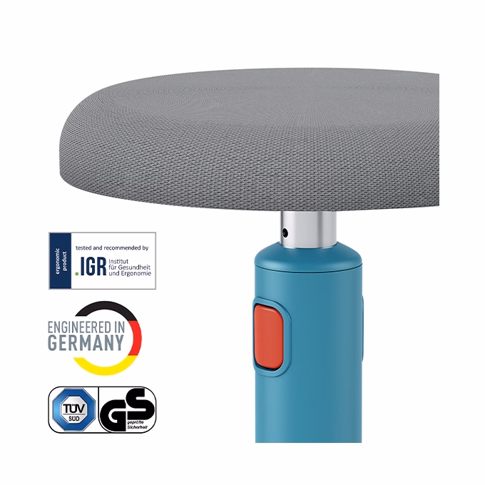 Ergonomikus ülő/álló szék LEITZ Ergo Cosy Active nyugodt kék