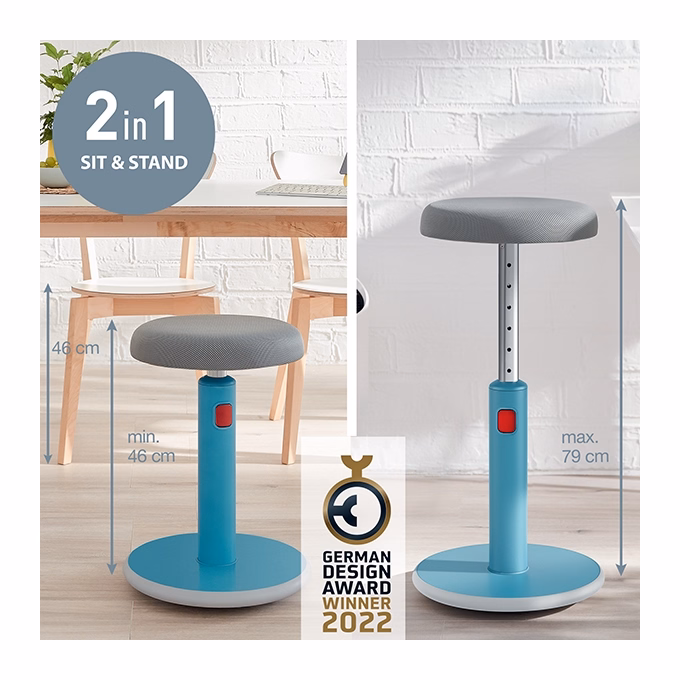 Ergonomikus ülő/álló szék LEITZ Ergo Cosy Active nyugodt kék