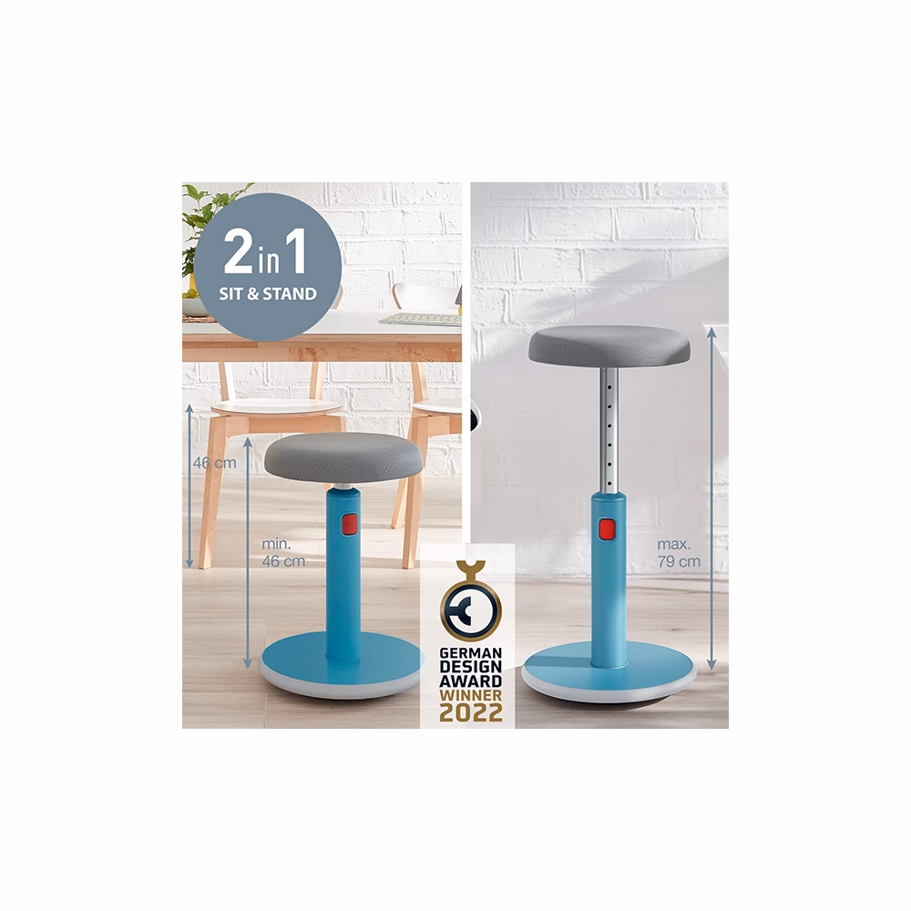 Ergonomikus ülő/álló szék LEITZ Ergo Cosy Active nyugodt kék