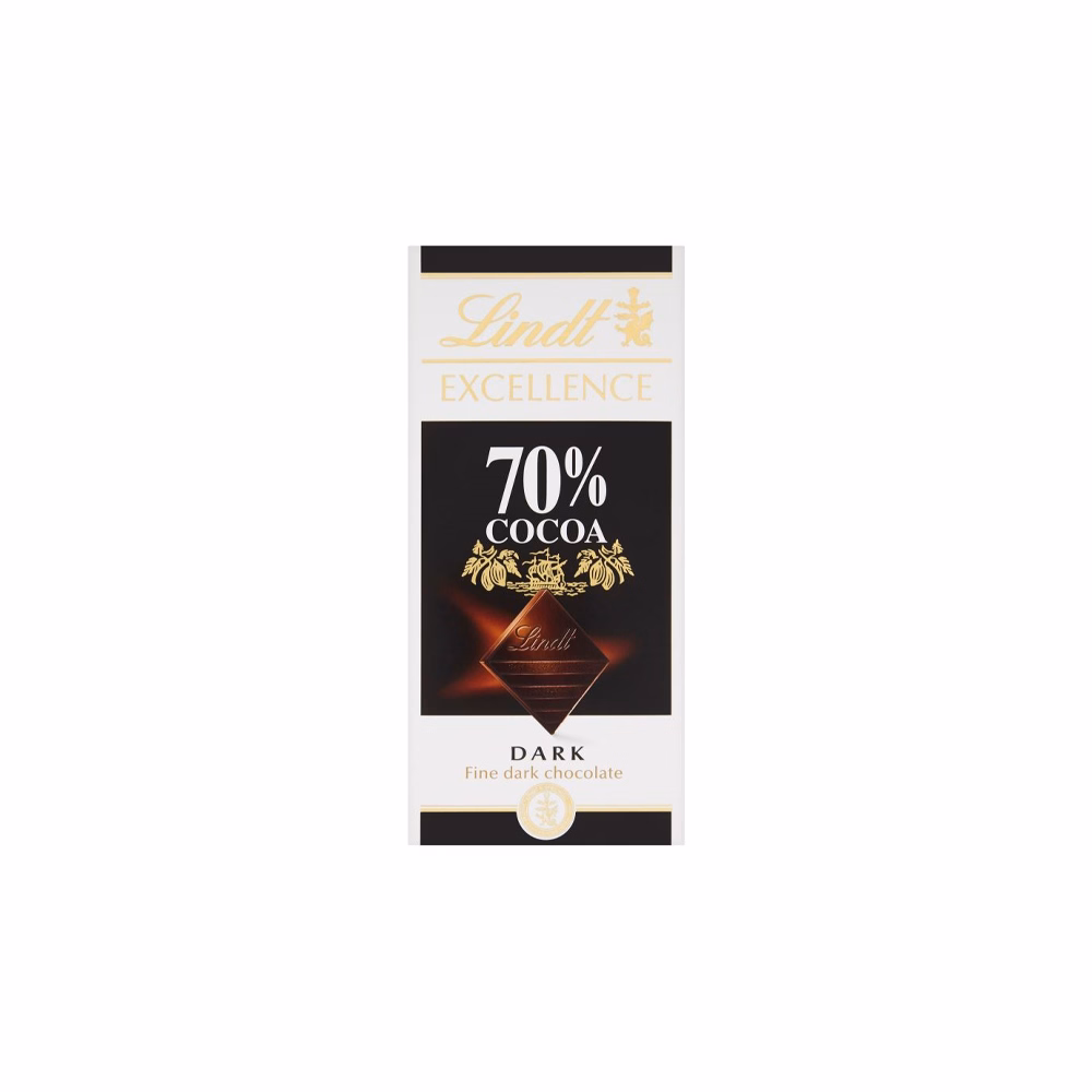 Étcsokoládé táblás LINDT Excellence 70%-os kakaótartalom 100 g