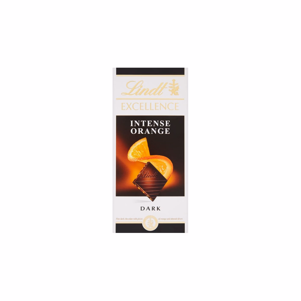 Étcsokoládé táblás LINDT Excellence narancsos étcsokoládé 100 g
