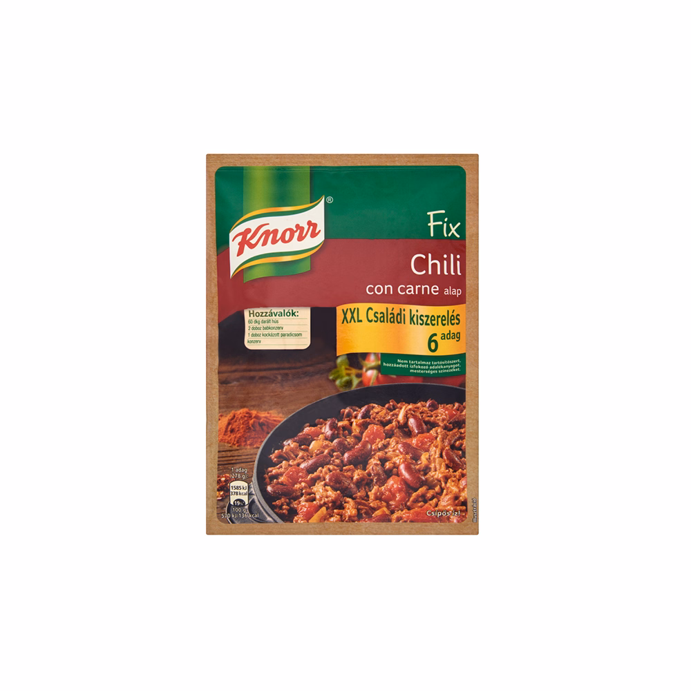Ételalap KNORR Chili con Carne 75 g