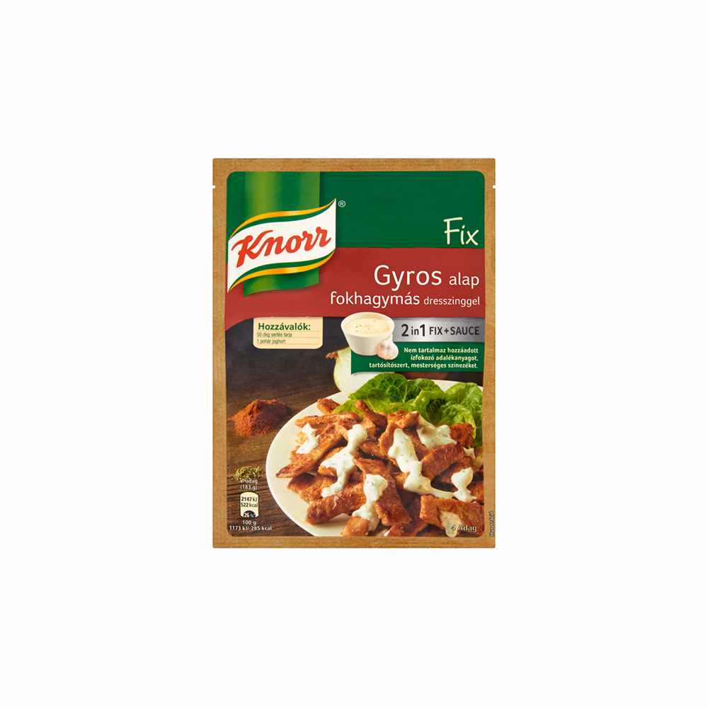 Ételalap KNORR Fix Gyros fokhagymás dresszinggel 40 g