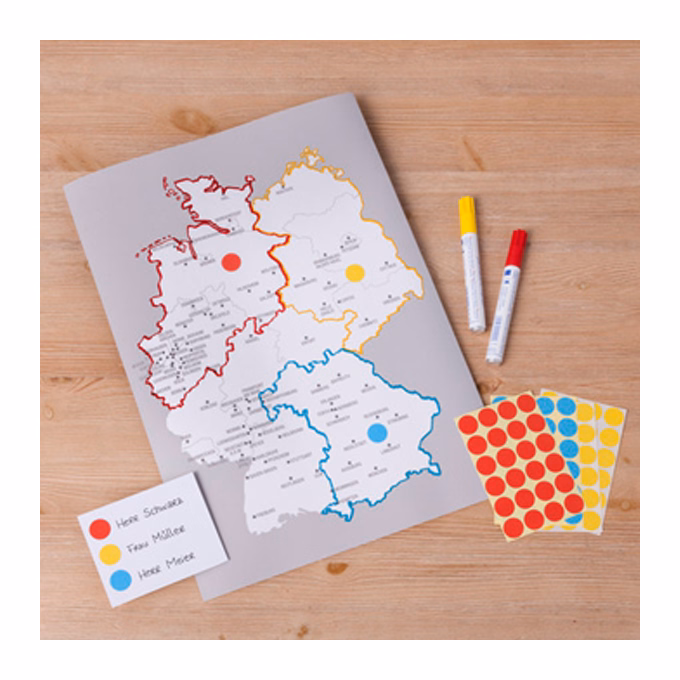 Etikett AVERY 3005 jelölőpont 18mm kék 96 darabos