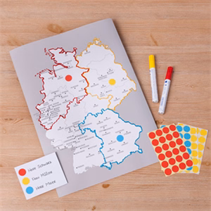 Etikett AVERY 3009 jelölőpont 8mm fekete 416 darabos