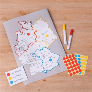 Etikett AVERY 3088 jelölőcimke 12mm 5 vegyes szín 270 címke/doboz 5 ív/doboz