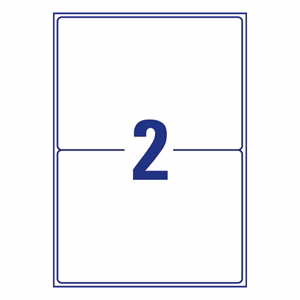 Etikett AVERY L4734REV-25 199,6x143,5mm univerzális visszaszedhető 60 címke/doboz 30 ív/doboz