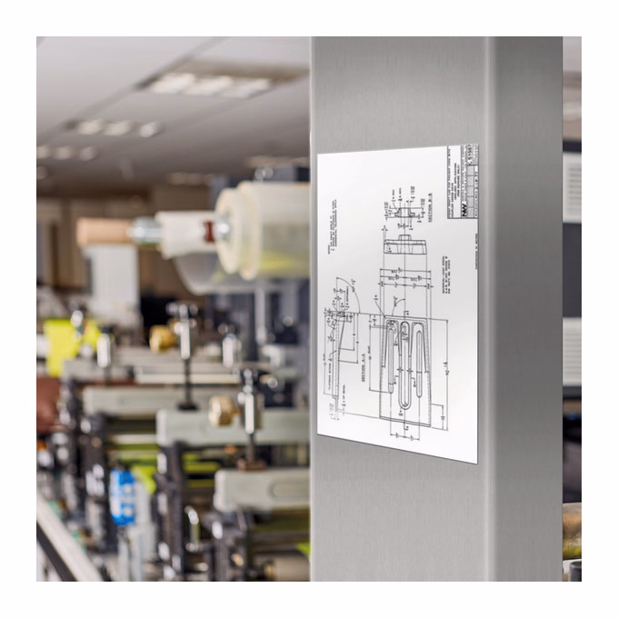 Etikett AVERY L4775-20 210x297mm időjárásálló fehér poliészter lézer 20 címke/doboz 20 ív/doboz