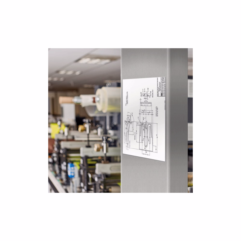 Etikett AVERY L4775-20 210x297mm időjárásálló fehér poliészter lézer 20 címke/doboz 20 ív/doboz