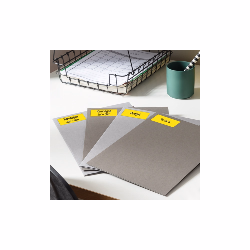 Etikett AVERY L4793-20 38,1x21,2mm sárga 1300 címke/doboz 20 ív/doboz