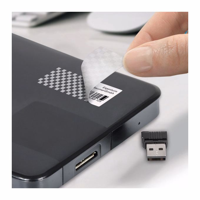 Etikett AVERY L6114-20 63,5x29,6mm laser biztonsági 540 címke/doboz 20 ív/doboz