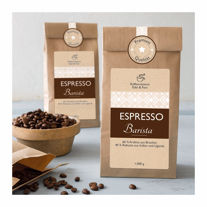 Etikett AVERY L7110-25 62x42mm termék címke környezetbarát barna kraft 450 címke/doboz 25 ív/doboz