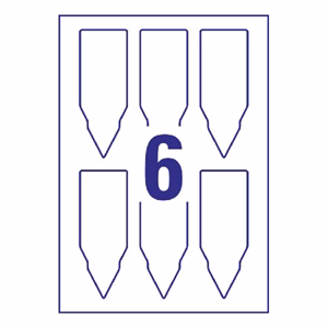 Etikett AVERY T3006-10 128x47 mm kertészeti faiskolai címke fólia 60 címke/csomag