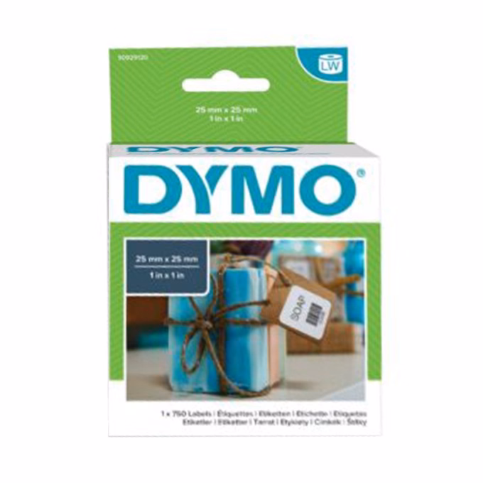 Etikett DYMO Label Writer 25x25 mm 750 darabos