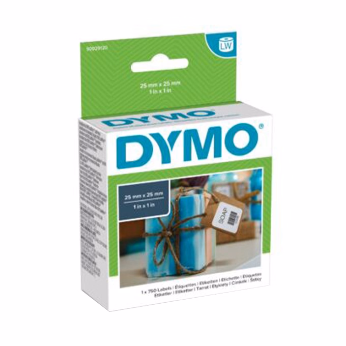Etikett DYMO Label Writer 25x25 mm 750 darabos