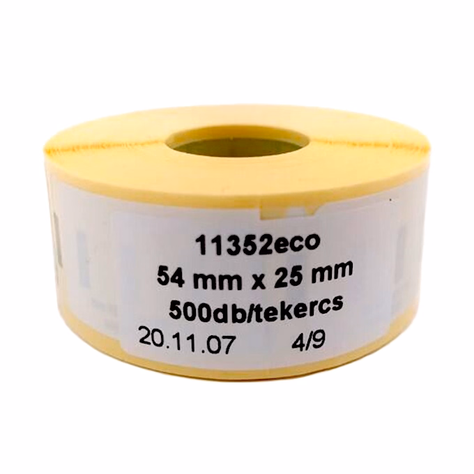 Etikett DYMO Label Writer 25x54 mm 500 darabos Etikett DYMO Label Writer 25x54 mm 500 darabos