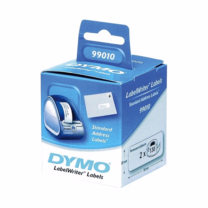Etikett DYMO Label Writer 28x89 mm 130 darabos fehér