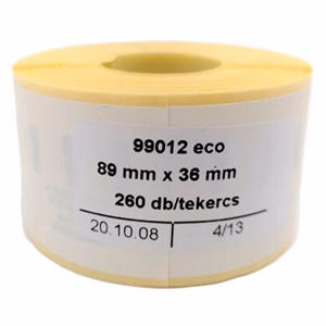 Etikett DYMO Label Writer 36x89 mm 260 darabos