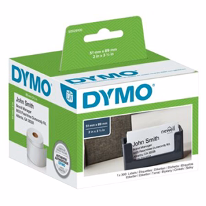 Etikett DYMO Label Writer 51x89 mm 300 darabos