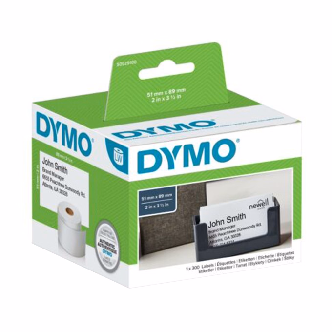 Etikett DYMO Label Writer 51x89 mm 300 darabos