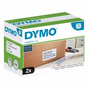 Etikett DYMO Label Writer 59x102 mm 2 tekecs/doboz