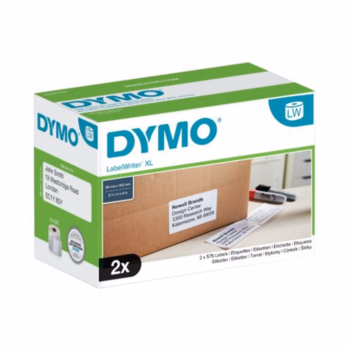 Etikett DYMO Label Writer 59x102 mm 2 tekecs/doboz