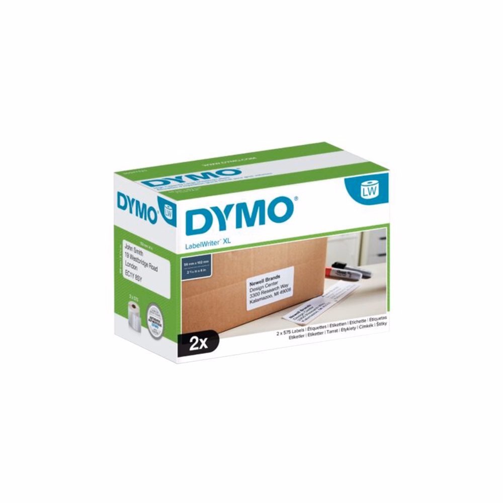 Etikett DYMO Label Writer 59x102 mm 2 tekecs/doboz