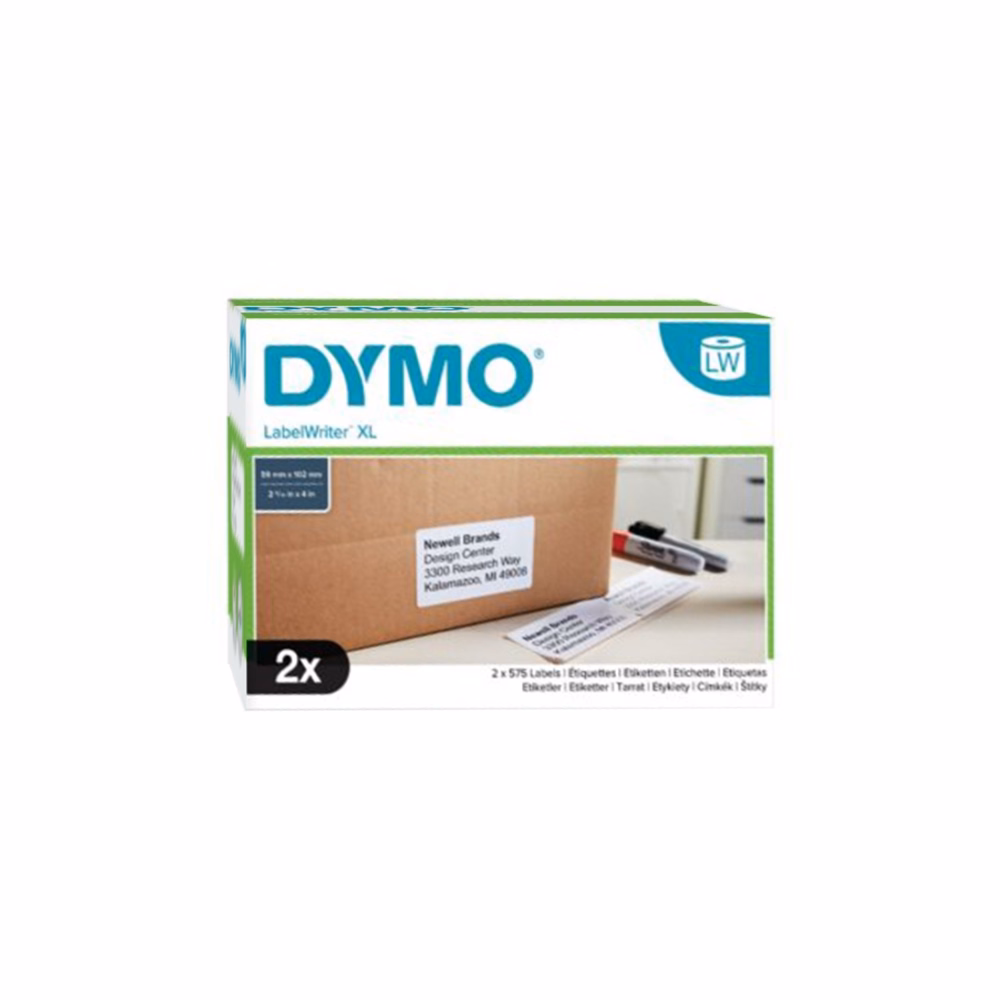 Etikett DYMO Label Writer 59x102 mm 2 tekecs/doboz
