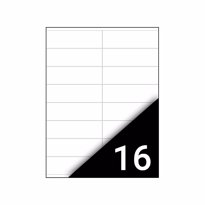 Etikett FORTUNA 105x35mm univerzális 1600 címke/doboz 100 ív/doboz