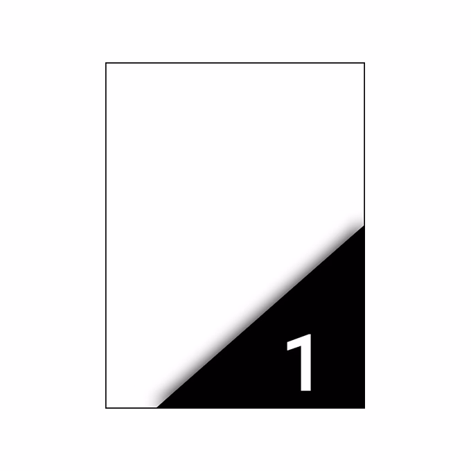 Etikett FORTUNA 210x297mm univerzális 100 címke/doboz 100 ív/doboz