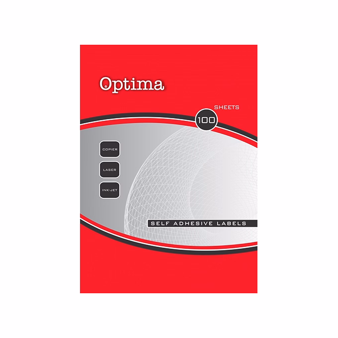 Etikett OPTIMA 32106 105x148mm 400 címke/doboz 100 ív/doboz