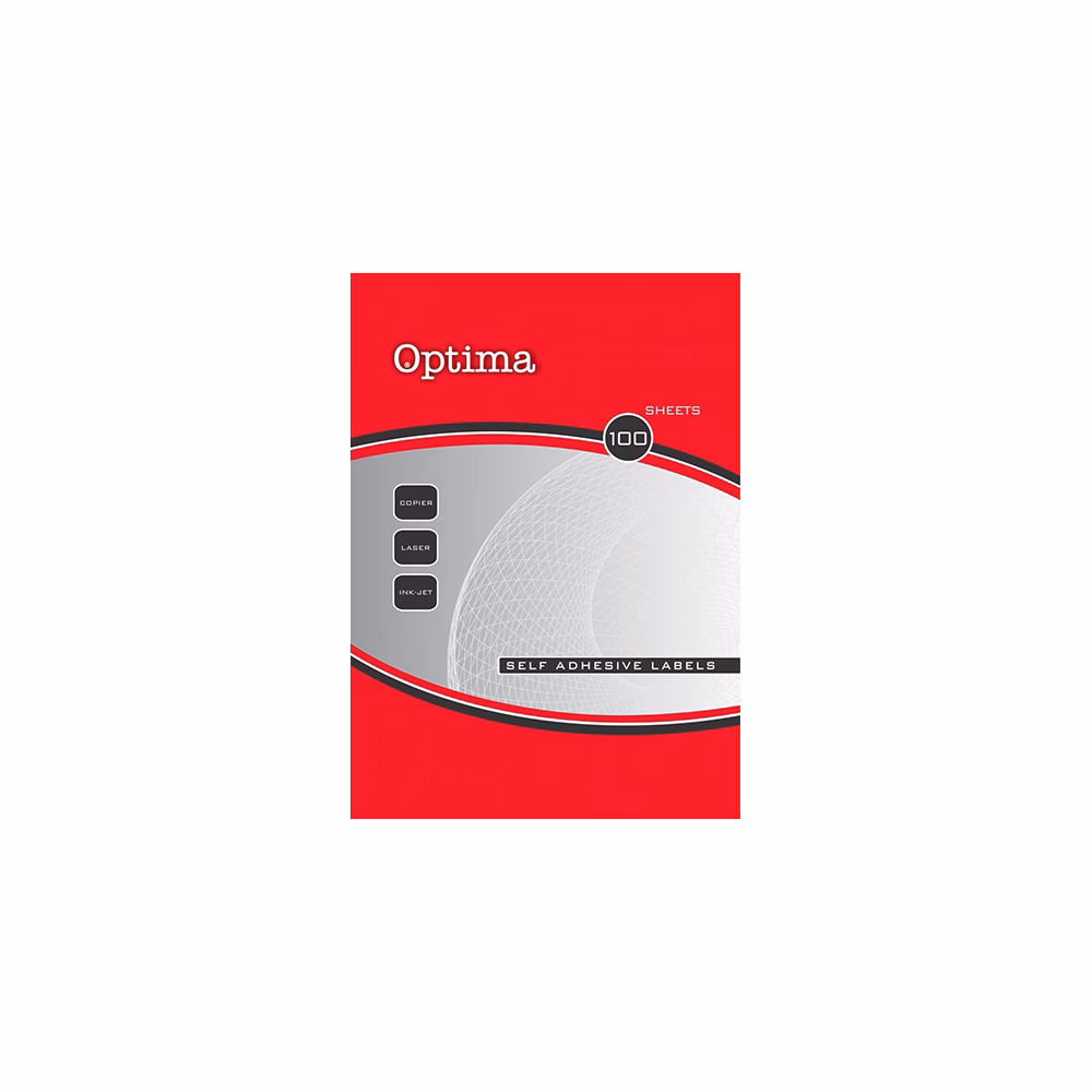 Etikett OPTIMA 32110 117mm CD 200 címke/doboz 100 ív/doboz