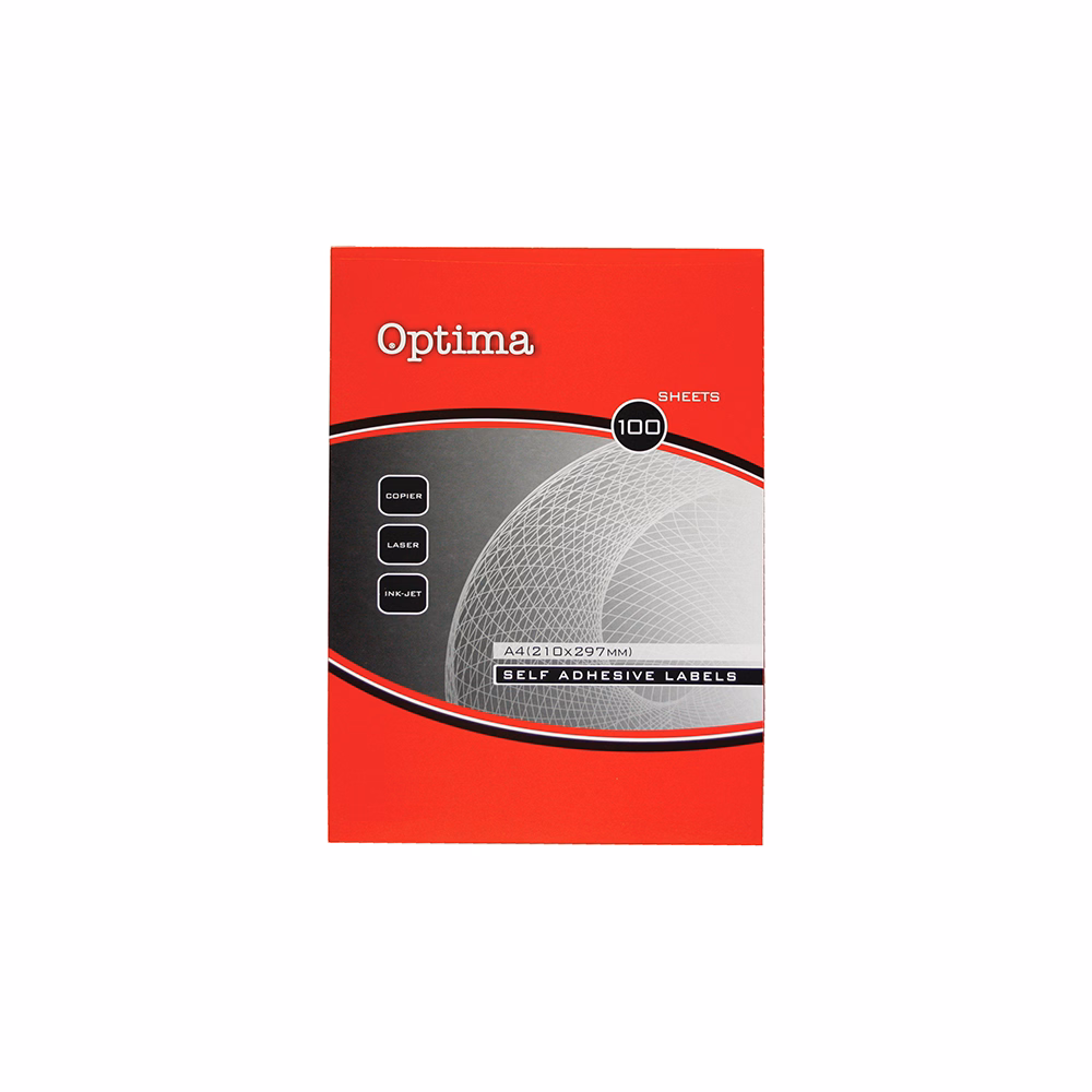 Etikett OPTIMA 32141 210x99mm 300 címke/doboz 100 ív/doboz