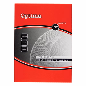 Etikett OPTIMA 32143 192x70mm 400 címke/doboz 100 ív/doboz
