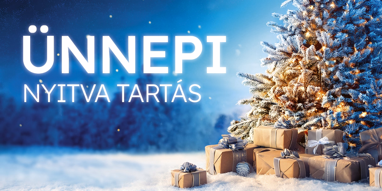 Év végi ünnepi nyitvatartásunk és kiszállítási rendünk