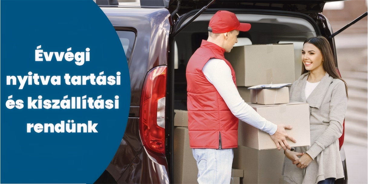  Évvégi nyitvatartási- és kiszállítási rend