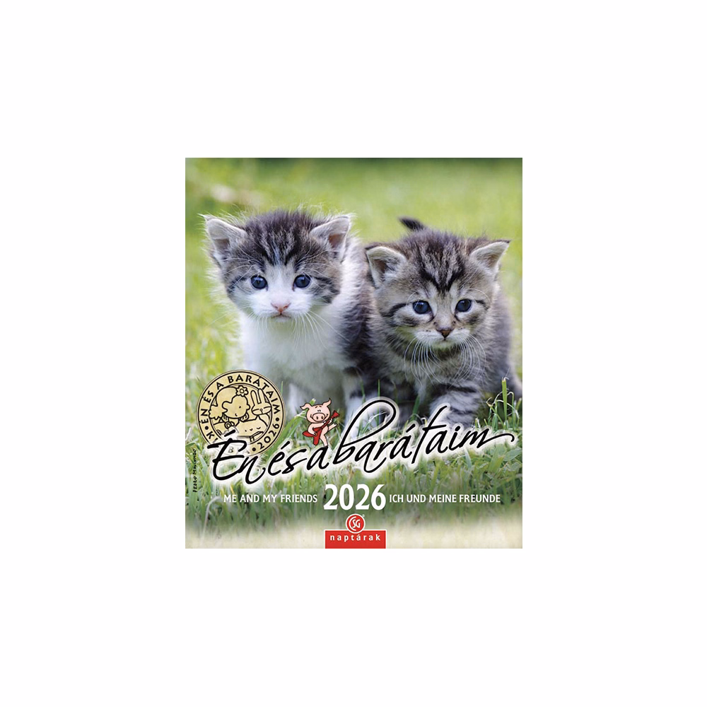 Falinaptár CSG 190x220mm álló Én és a barátaim 2026.