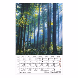 Falinaptár CSG 210x320mm álló Erdeink világa 2027