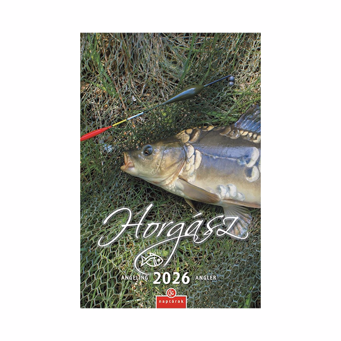 Falinaptár CSG 210x320mm álló Horgász 2026.