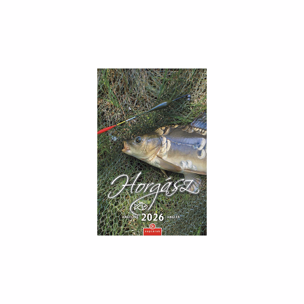 Falinaptár CSG 210x320mm álló Horgász 2026.
