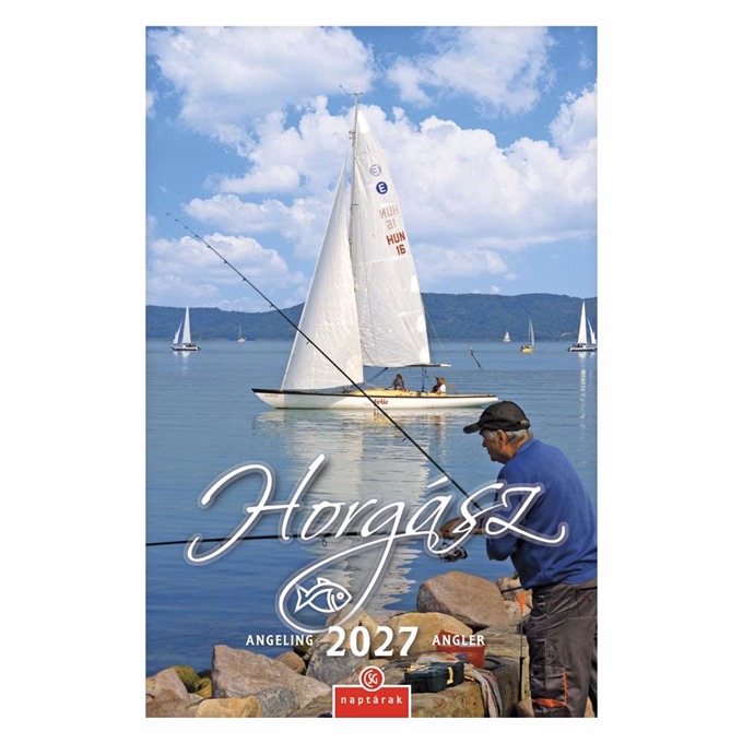 Falinaptár CSG 210x320mm álló Horgász 2027