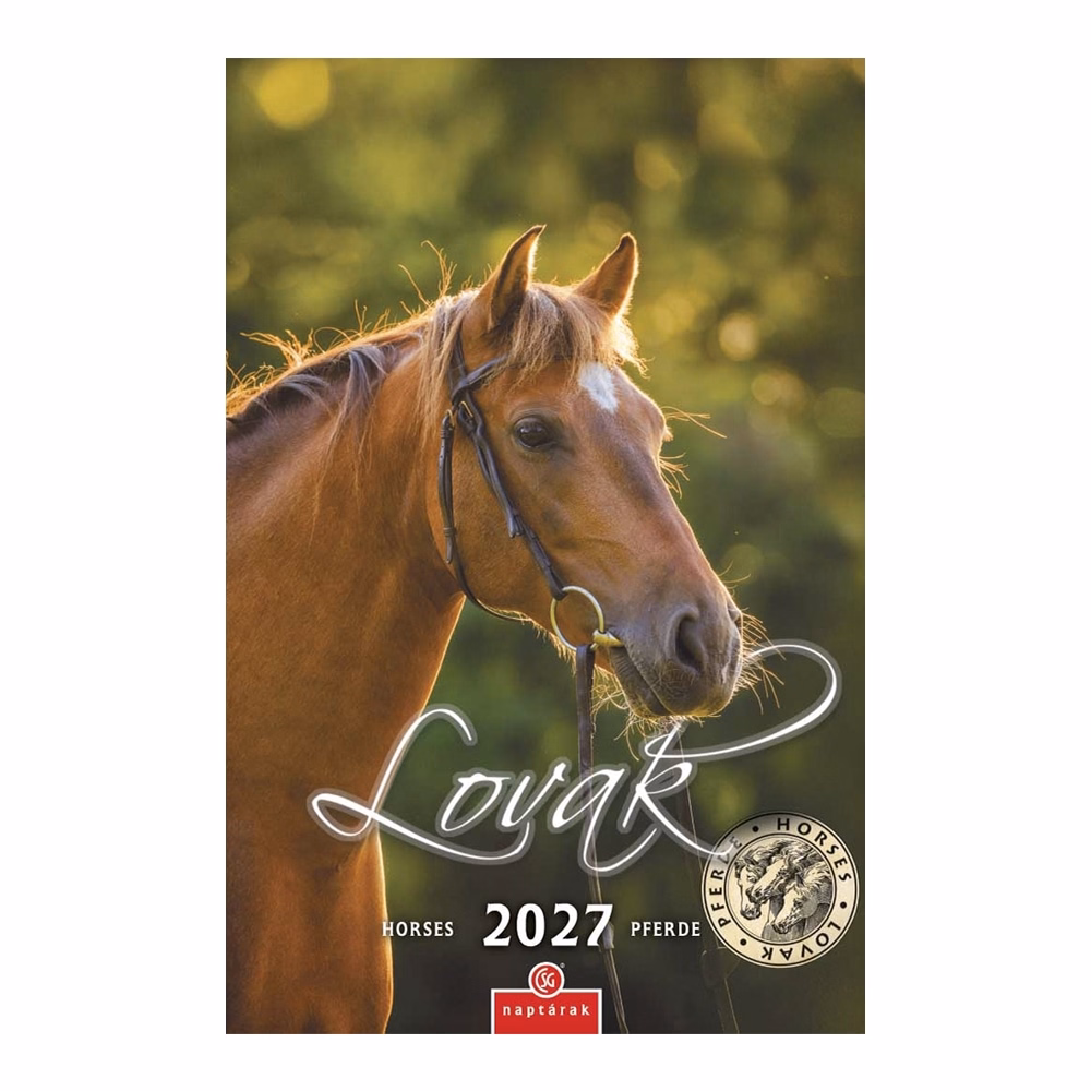 Falinaptár CSG 210x320mm álló Lovak 2027